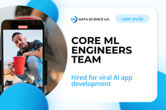 Core ML Engineers team for viral AI app development